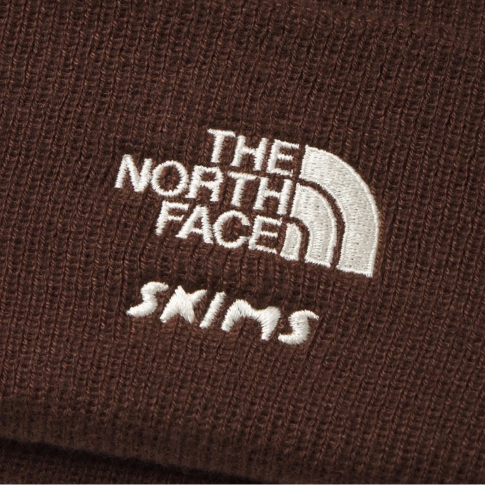 SKIMS x The North Face NWT Beanie - Cocoa - Picture 2 of 4